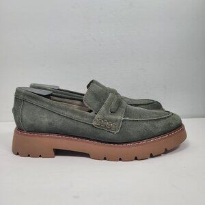 Sanctuary Westside 2.0 Women's Olive Green Leather Loafers US Size 9M